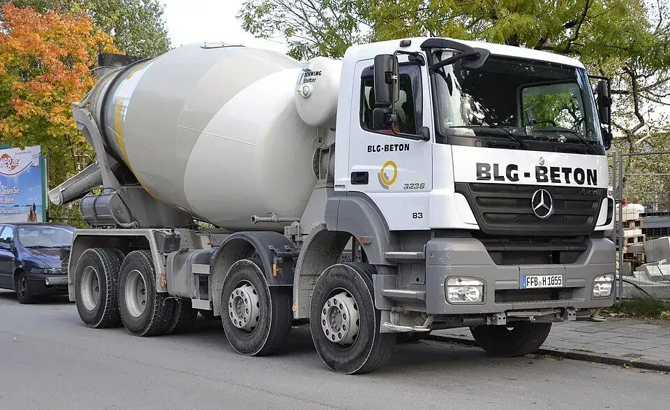 Caminhão betoneira para locação